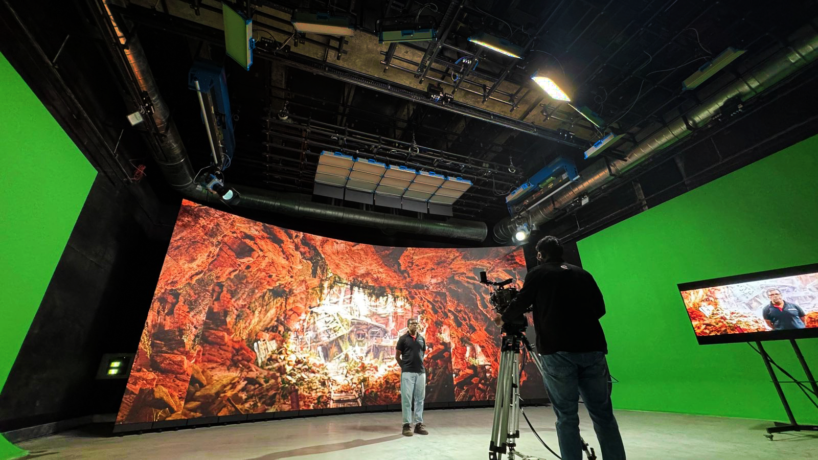 State-of-the-art studio for capturing realistic human and object motion for animation and VFX.